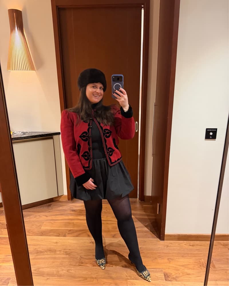 YSL Red Russian Archival Jacket  - Image 5