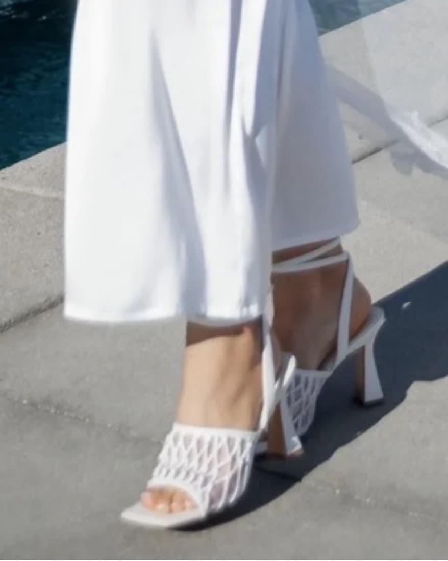 Sam Edelman Candace Ankle Heel White  - Image 5