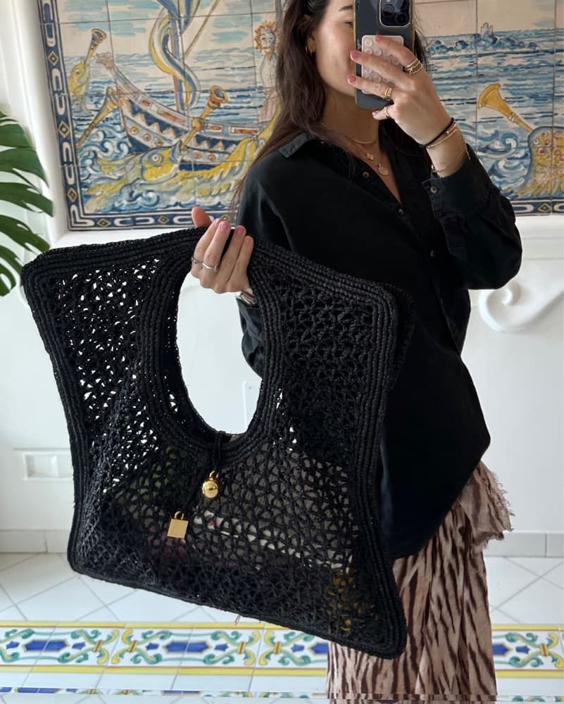 Jacquemus Square Beach Bag Tote - Image 1