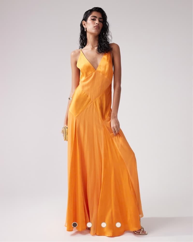 ASOS DESIGN satin cami maxi dress  - Image 1