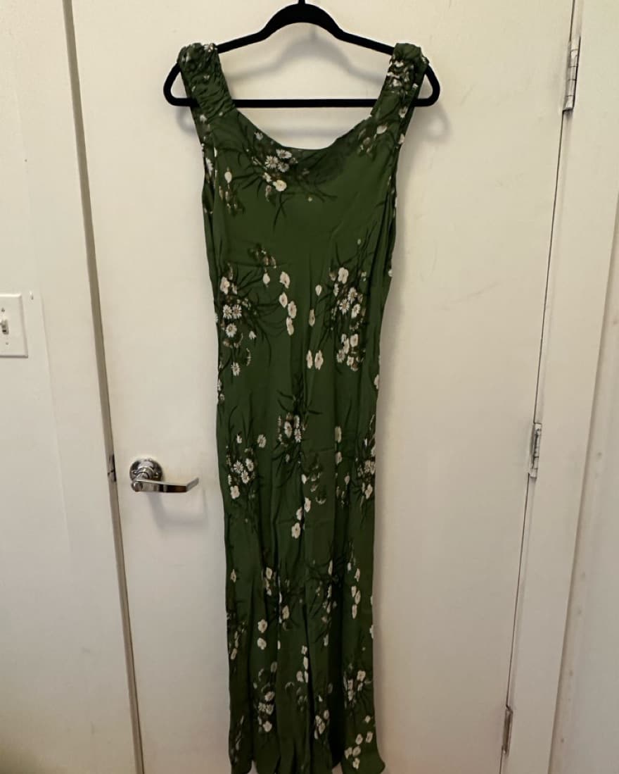 Reformation Demy Midi Dress in Twilight - Image 4