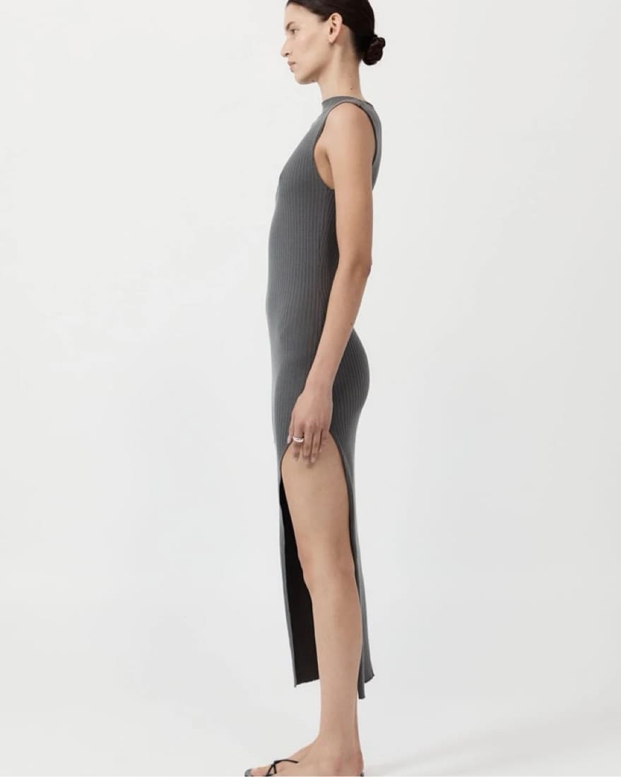St Agni Cut Away Knit Dress - Image 2