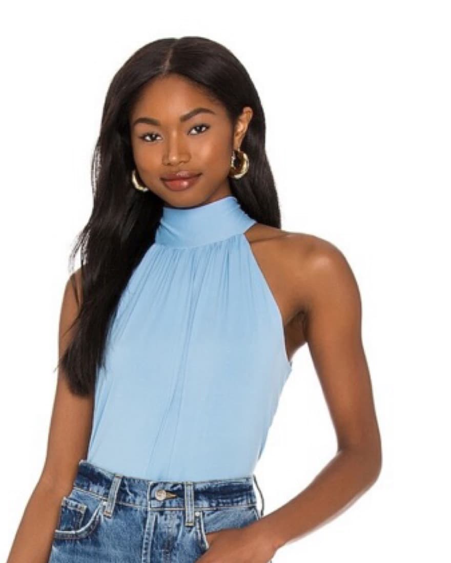 Susana Monaco Tie Neck Flare Halter  - Image 2