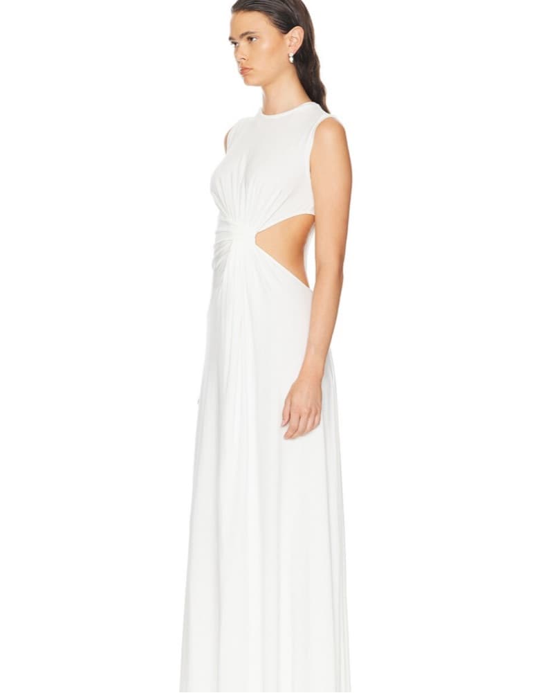 Elegant White Maxi Dress - Image 3