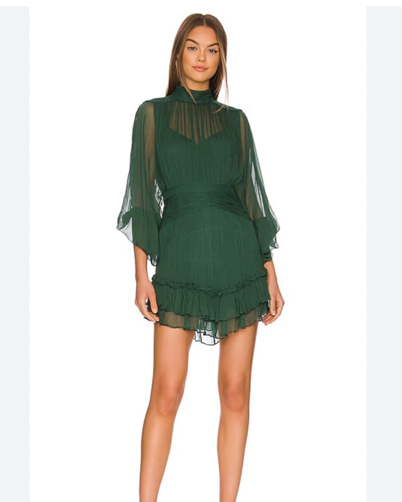 Shona Joy Lonie Long Sleeve Mini Dress - Image 2