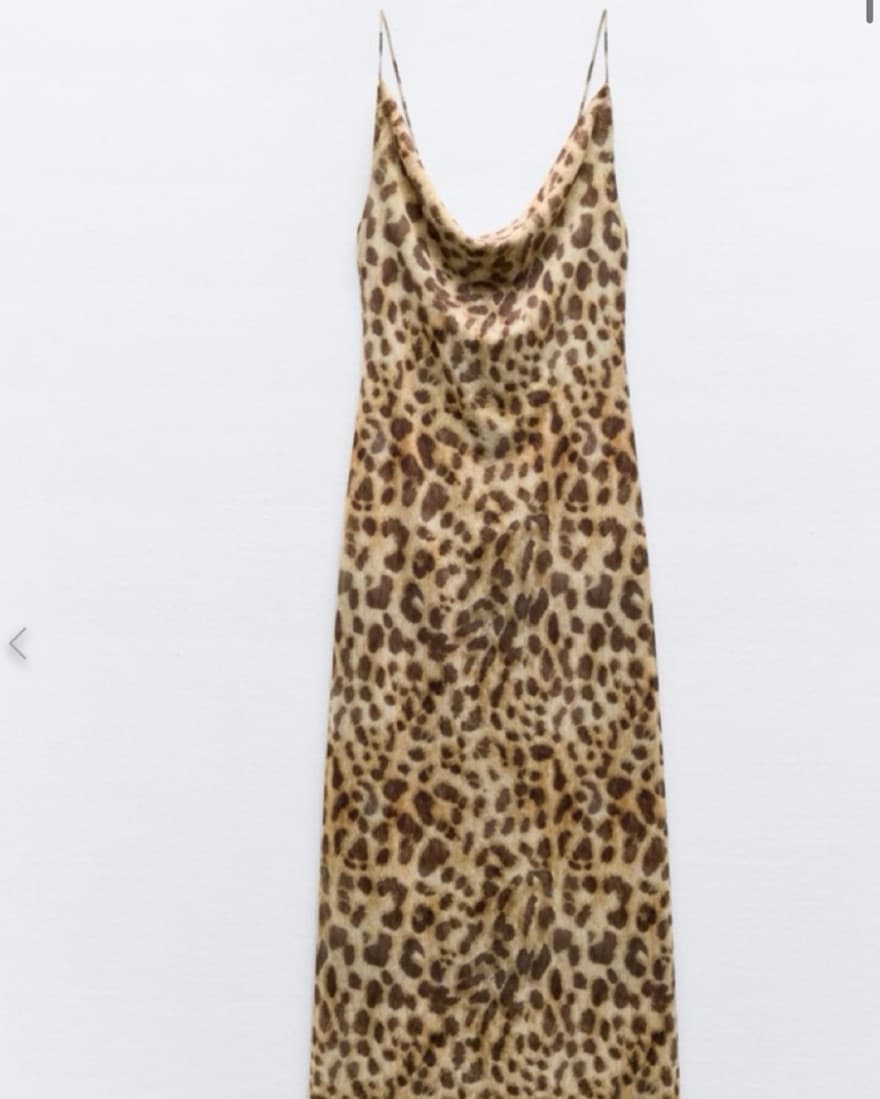 Zara Leopard Print Tule Dress  - Image 3