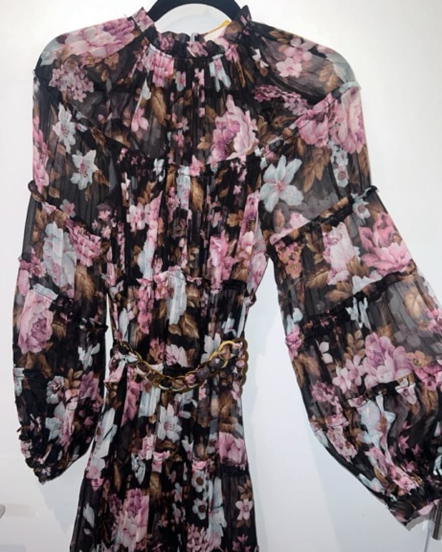 Zimmermann Charm Tiered Midi Dress - Image 4