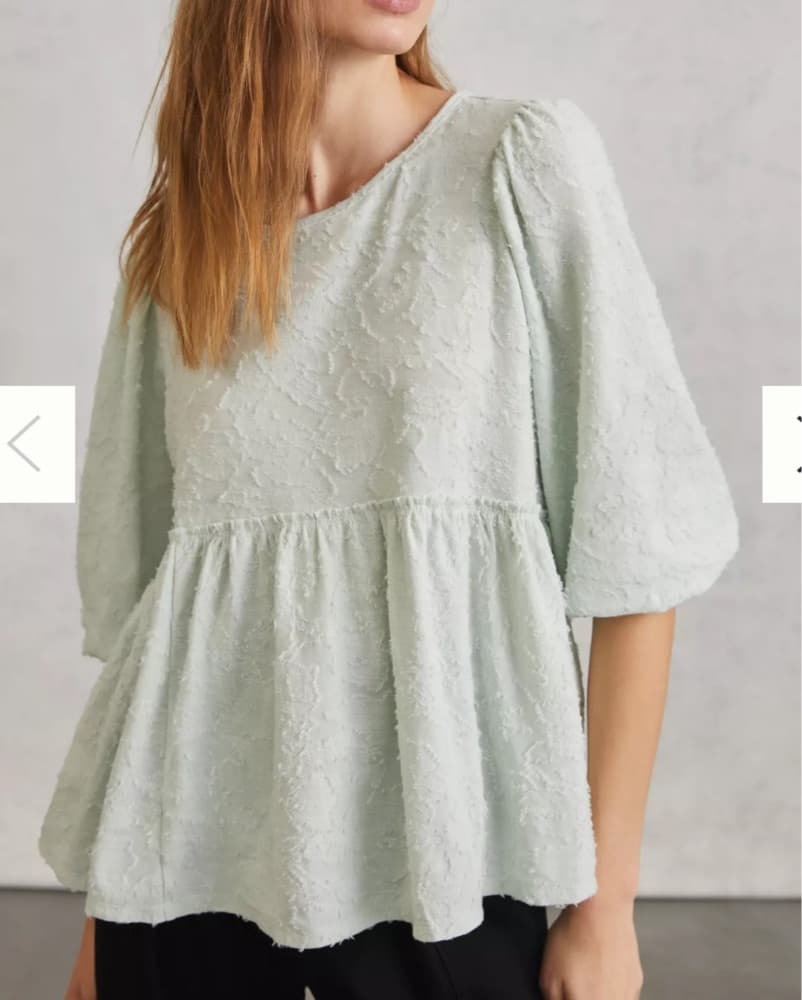 Anthropology Amorina Babydoll Top - Image 1