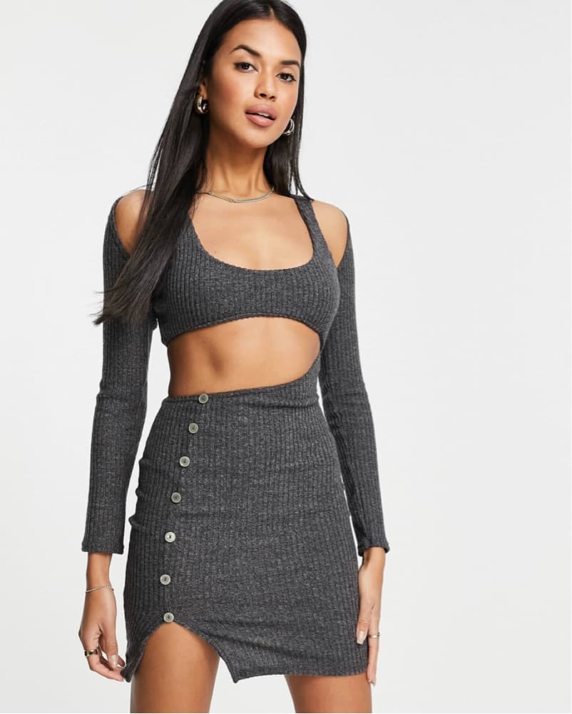 Ribbed Knit Sweater Dress - Image 5