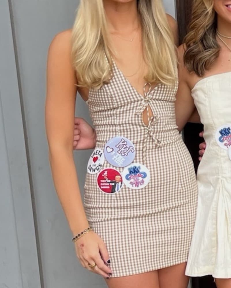 Patterend Zara Dress  - Image 2