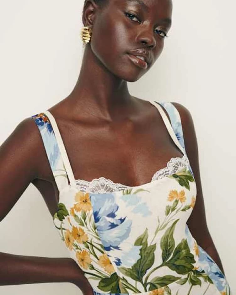 Reformation Irisa Dress - Floral - Image 2