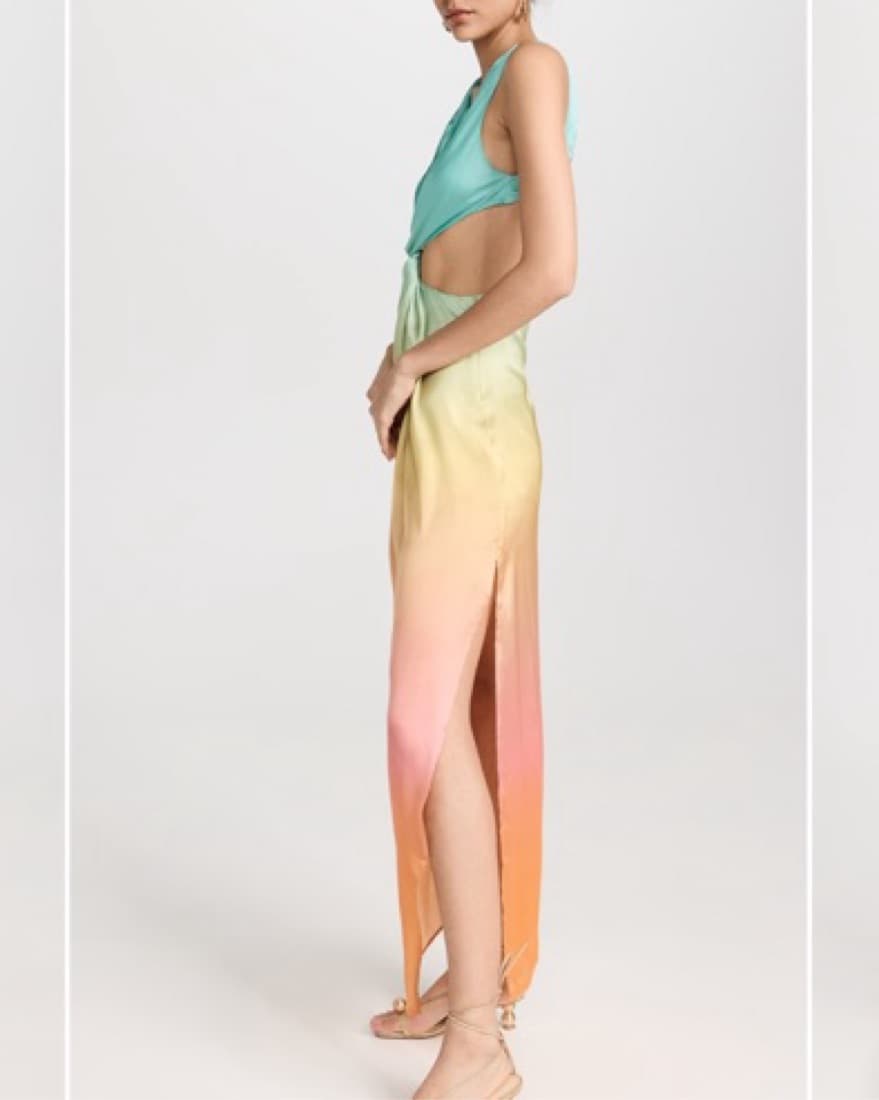 Rio Dress Passion Fruit - Rainbow Ombre - Image 3