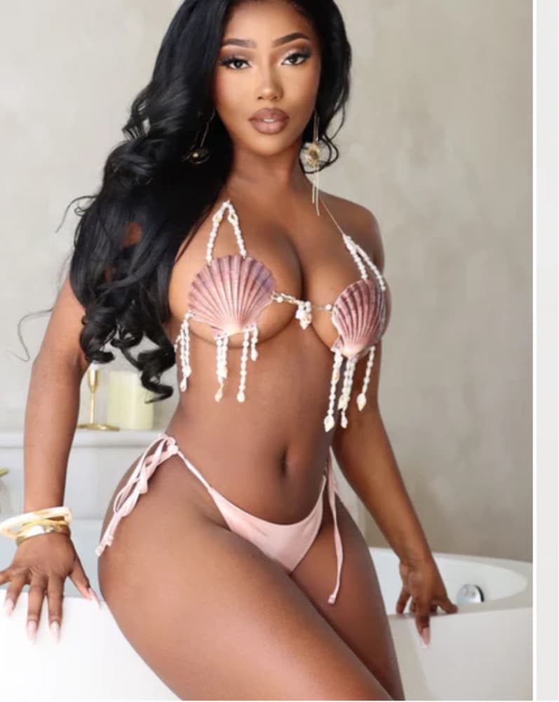 Fashion Nova Mermaid Seashell Top - Image 2