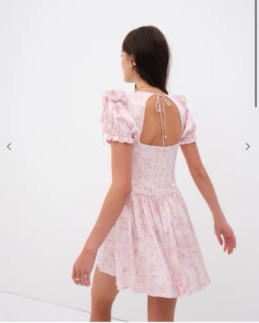 For Love & Lemons Paulina Mini Dress - Image 4