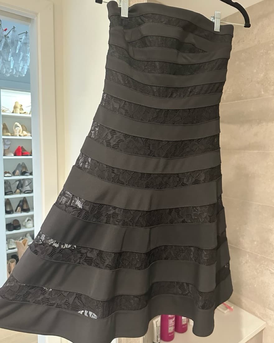Strapless Cocktail Dress - Image 3