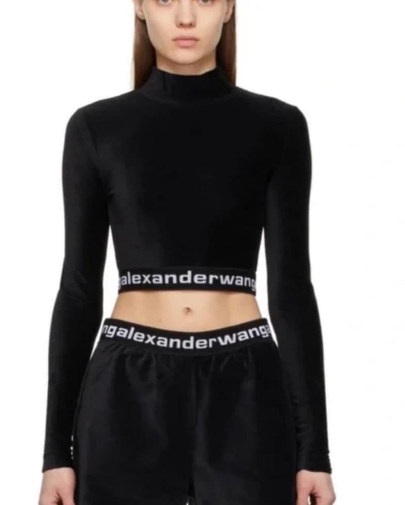 Alexander Wang Cropped Long Sleeve - Image 1