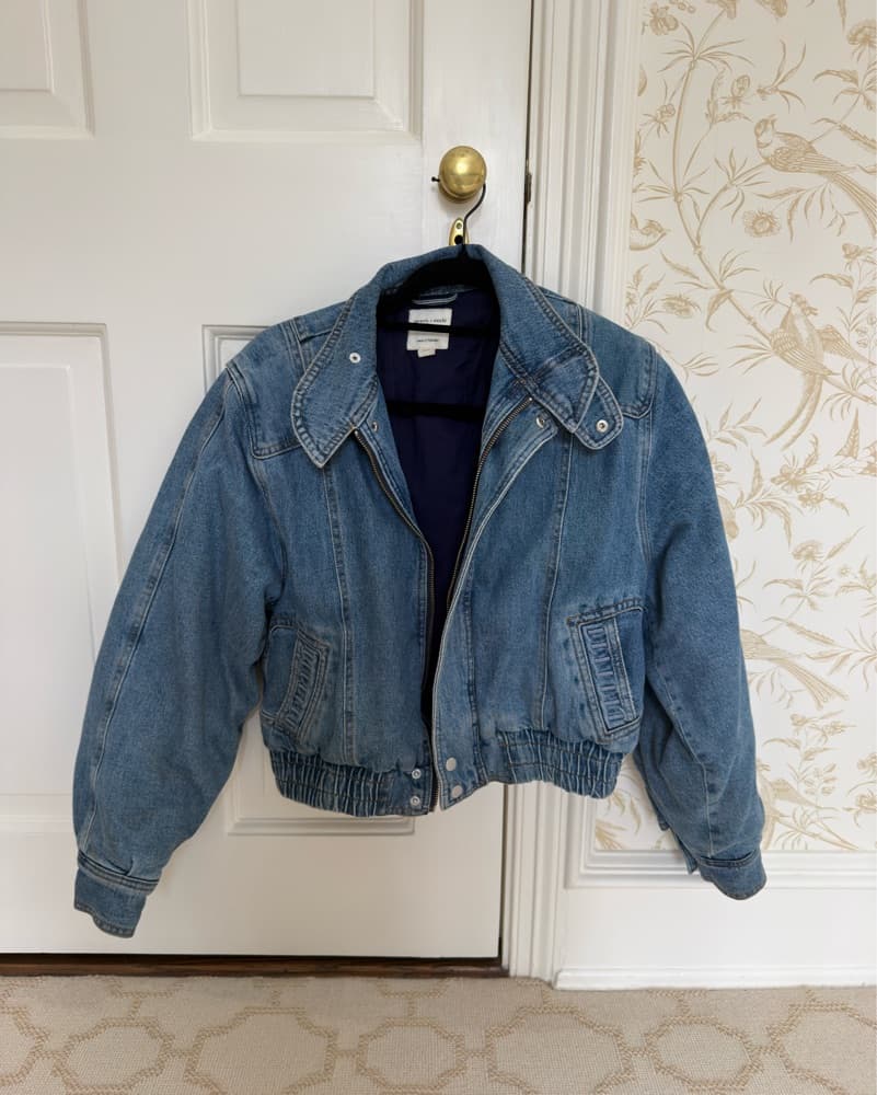 Denim Bomber Jacket  - Image 3