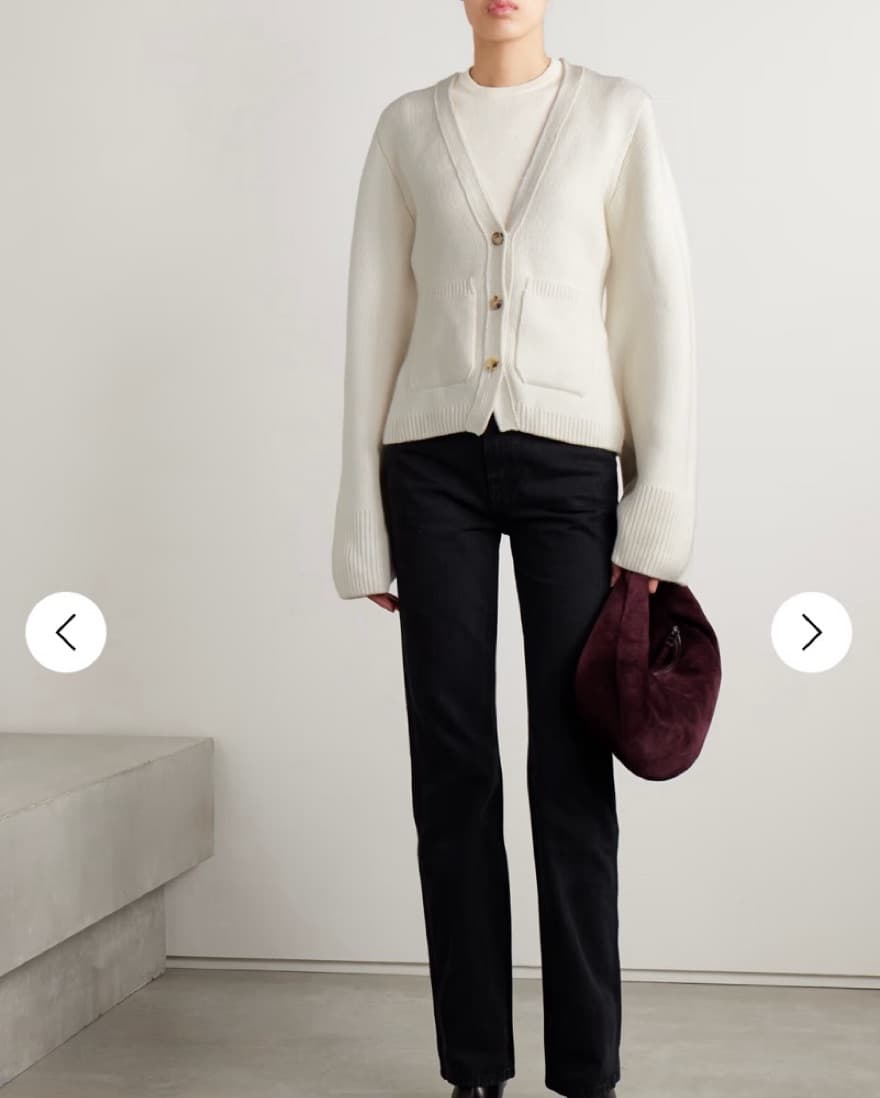 KHAITE Scarlet Cashmere Cardigan - Image 2