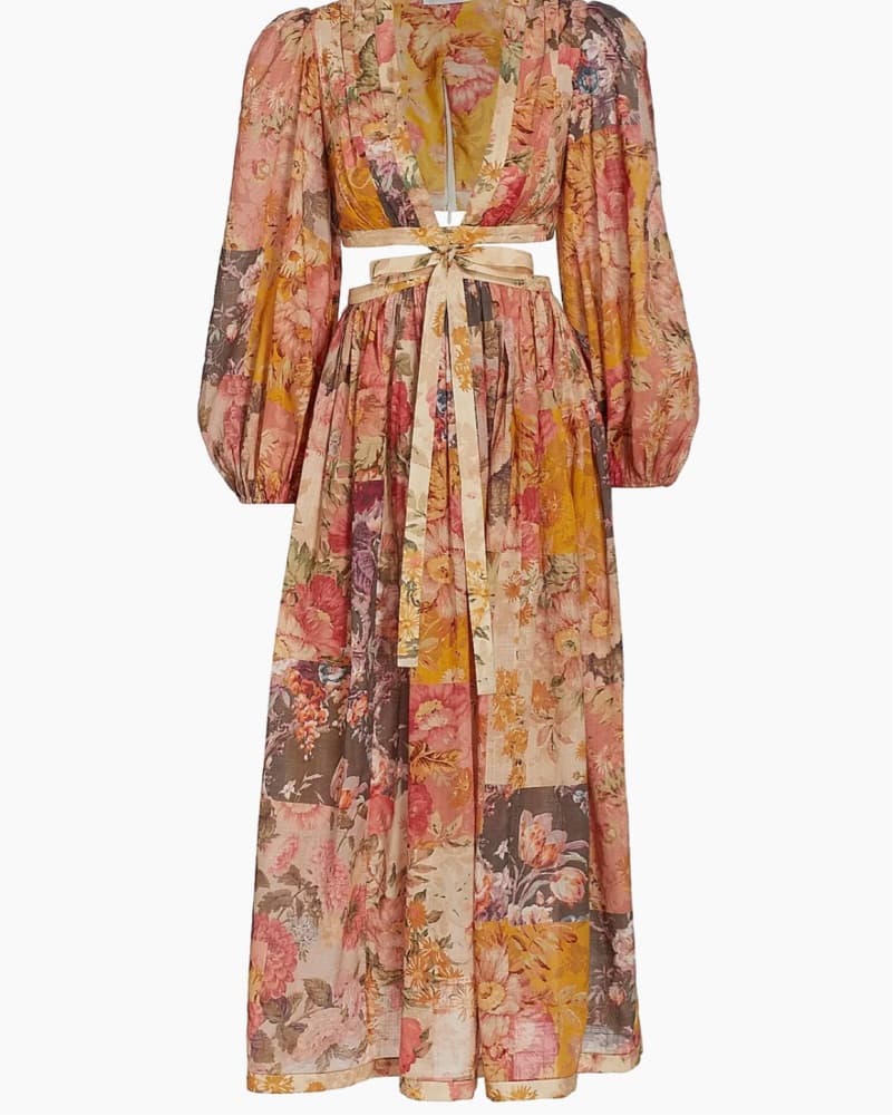 Zimmermann Floral Patchwork Maxi Dress - Image 1
