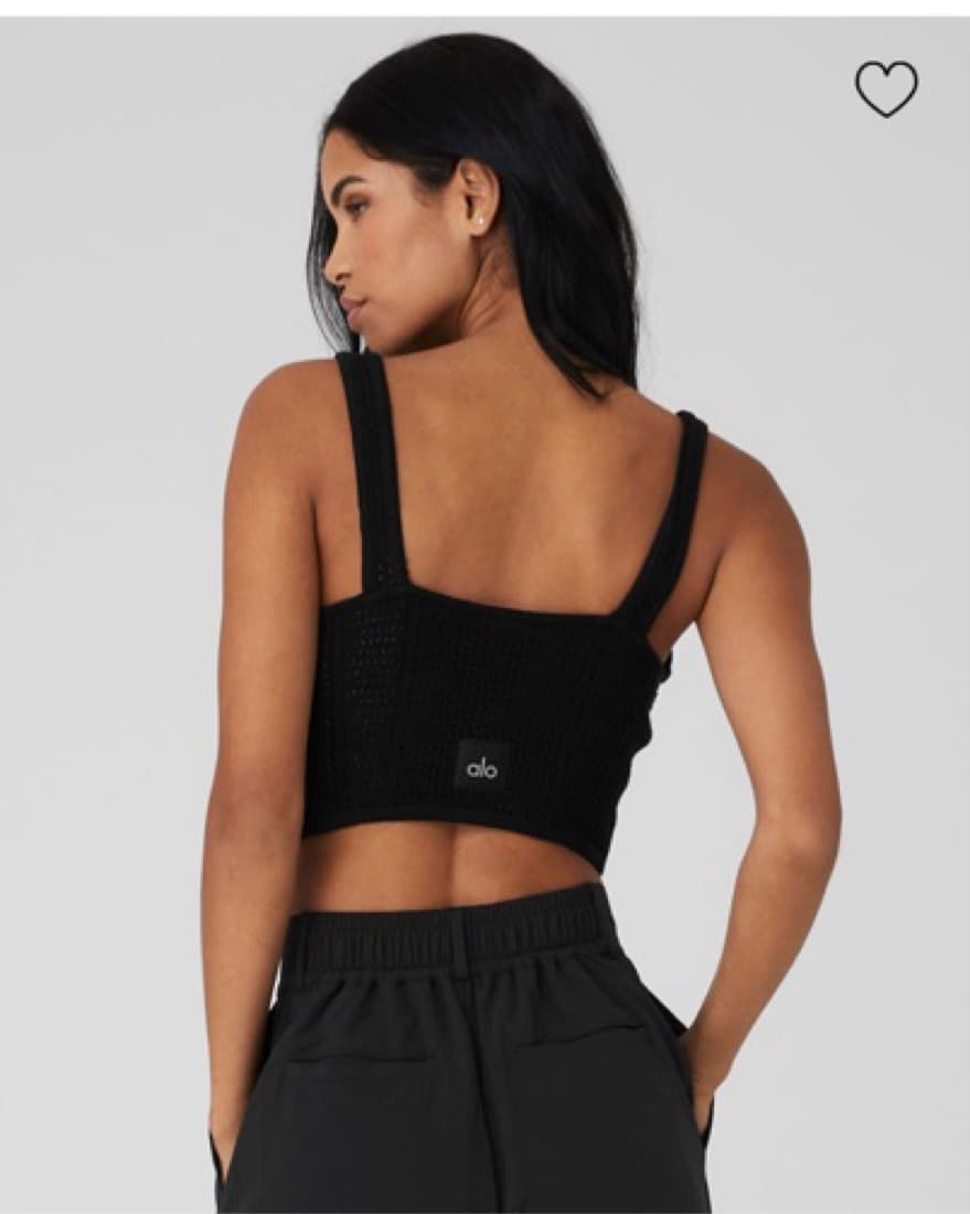Alo Yoga Corset Knit Top Tank - Image 3