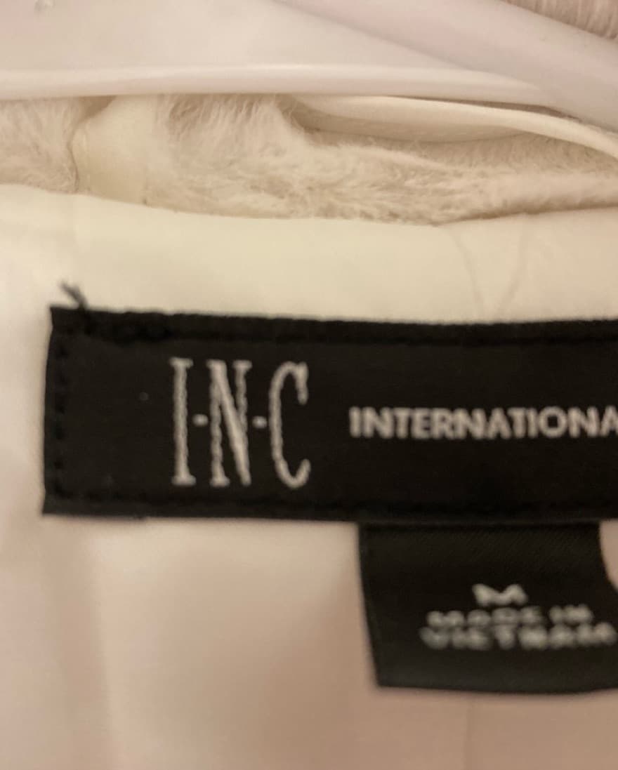 Faux fur White Ivory Medium Jacket  - Image 2
