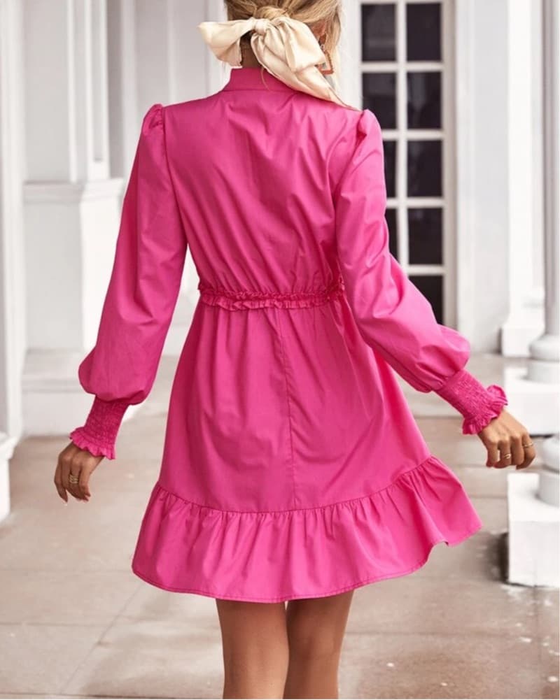PINK MODEST DRESS - Image 3