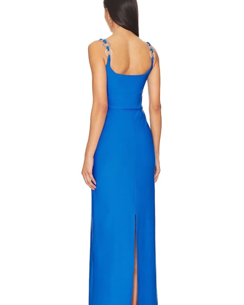 Suadade French Blue Maxi Dress - Image 3