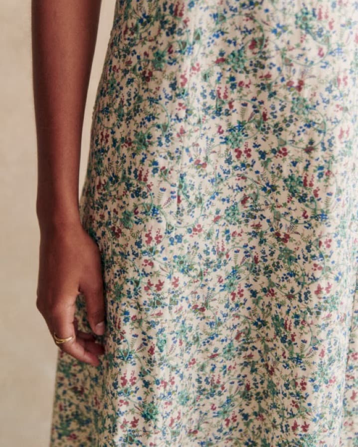 Sezane Midi Tie-Front Dress  - Image 4