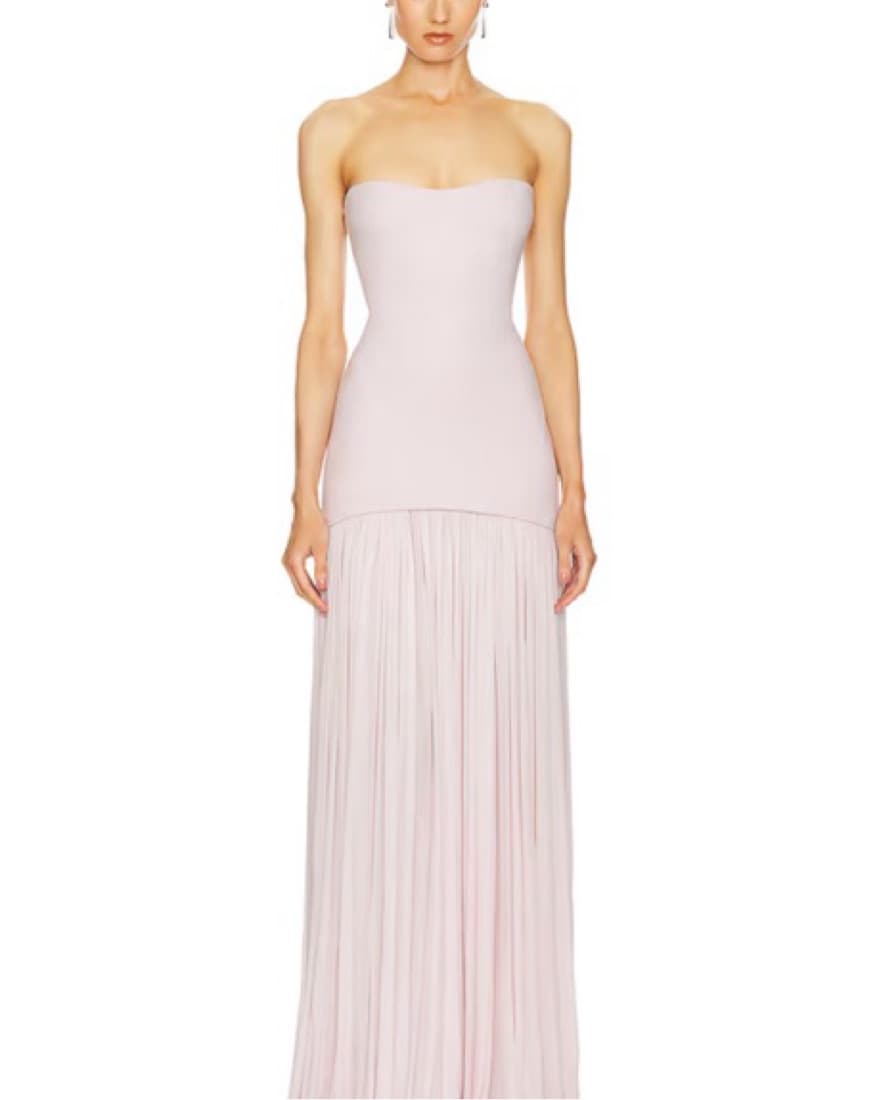 Helsa naomi Dress Barley Pink - Image 1