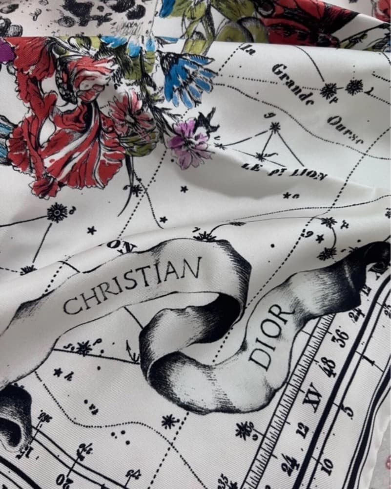 Dior Silk Scarf - Image 3