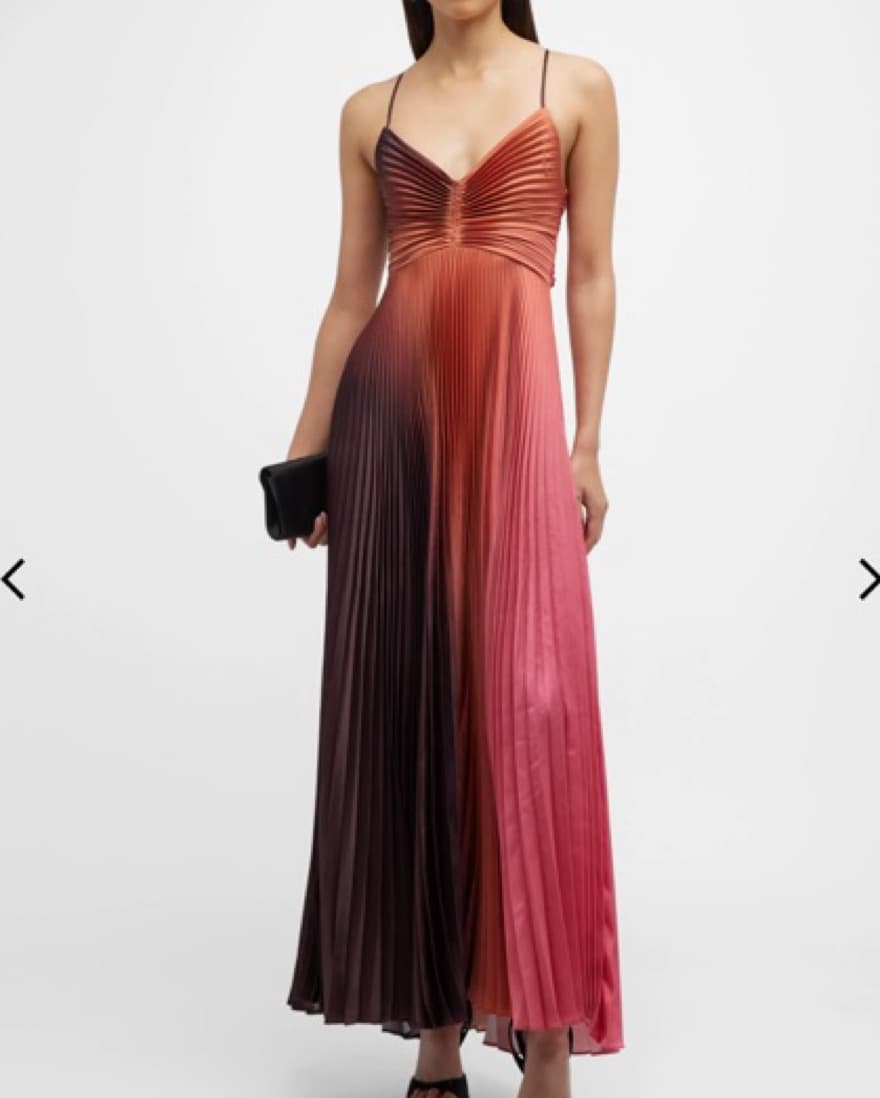 A.L.C Ariya Pleated Gown  - Image 1