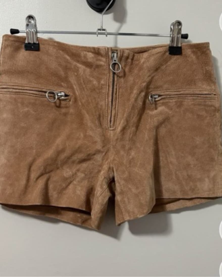 Suede Mirco Shorts  - Image 2