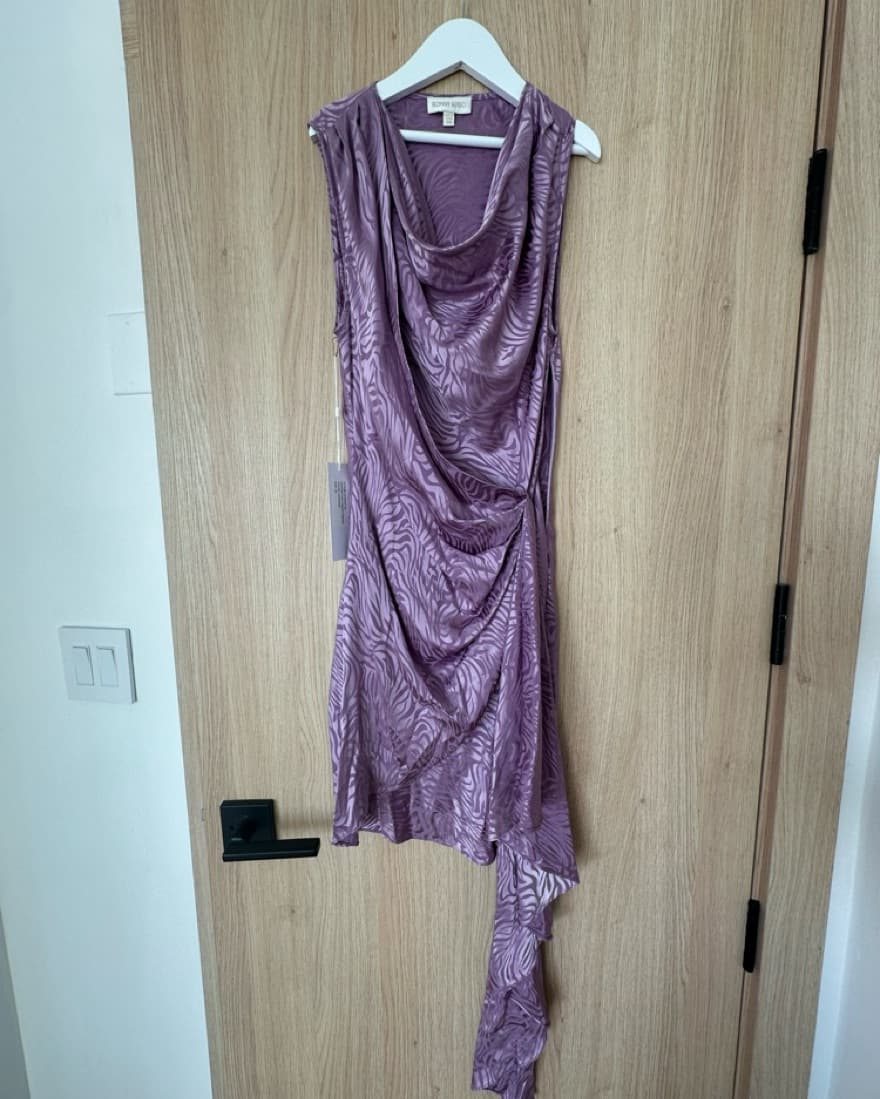 Ronny Kobo Draped Mini Dress - Image 3