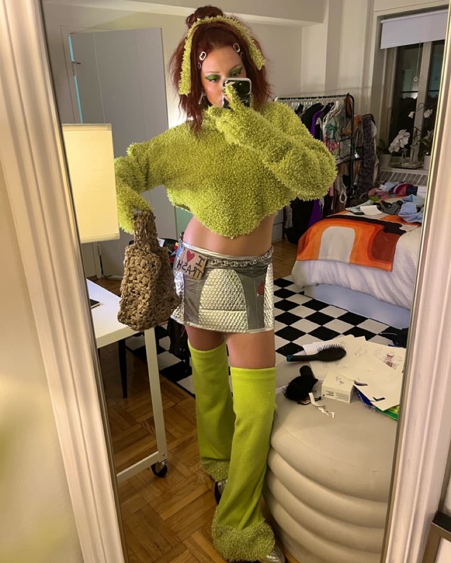 Green Furry Set - Image 1