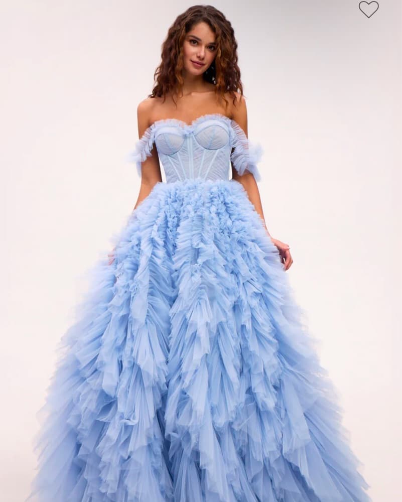 Milla Gown Pink Ruffle Maxi Dress  - Image 6