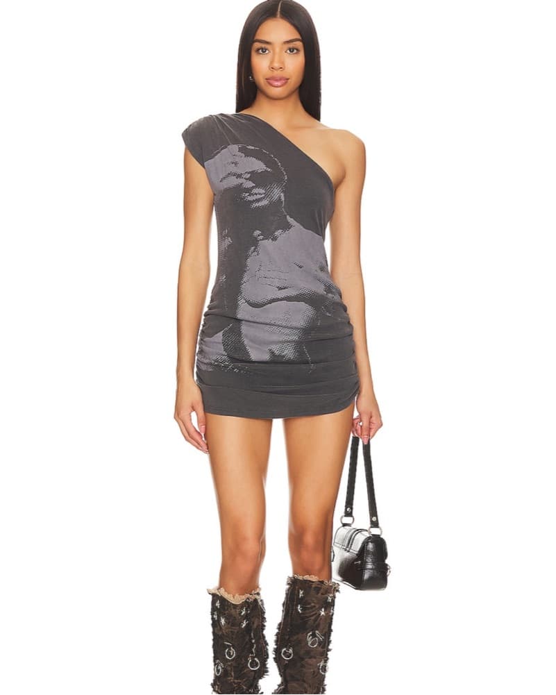 Jaded London One Shoulder Mini Dress - Image 1