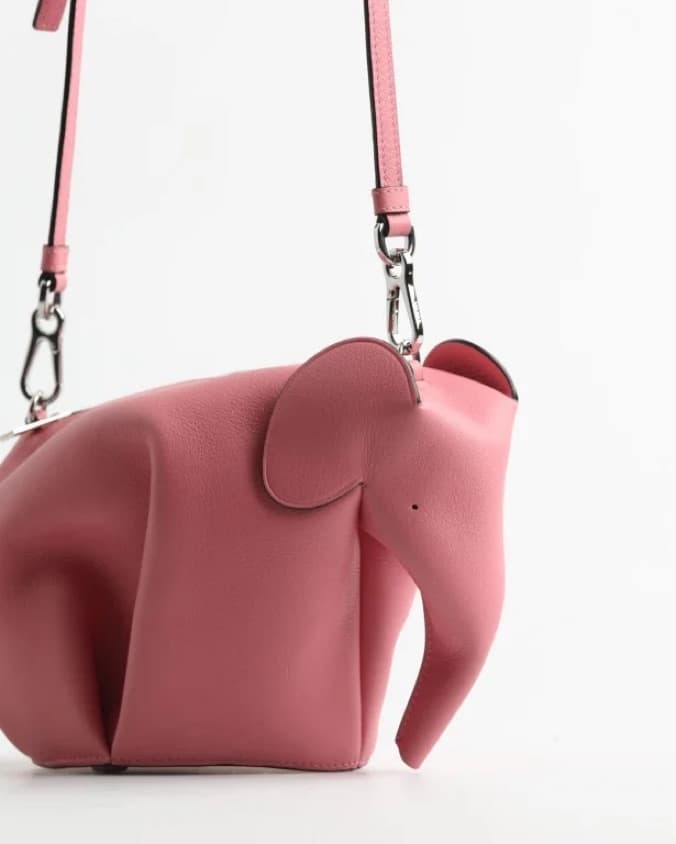 Loewe Pink Elephant Crossbody Bag - Image 1