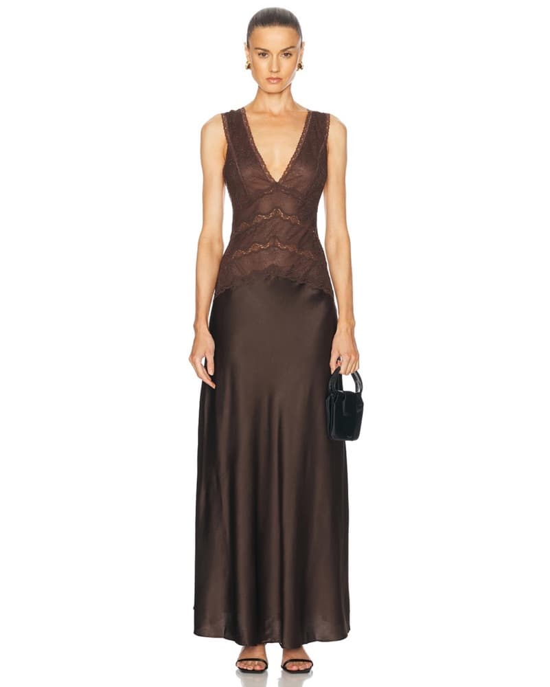 Ronny Kobo Naila Dress | Western Chic, Brown Dress - Image 1