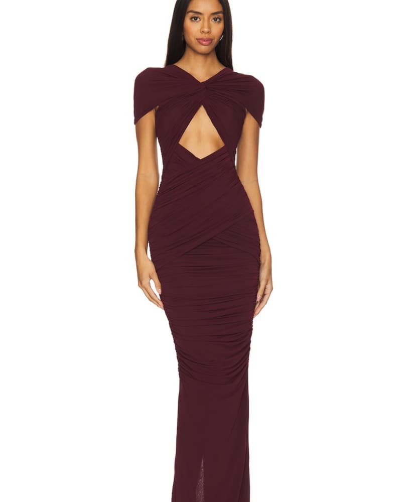 Ronny Kobo Nasha Dress Maroon  - Image 2