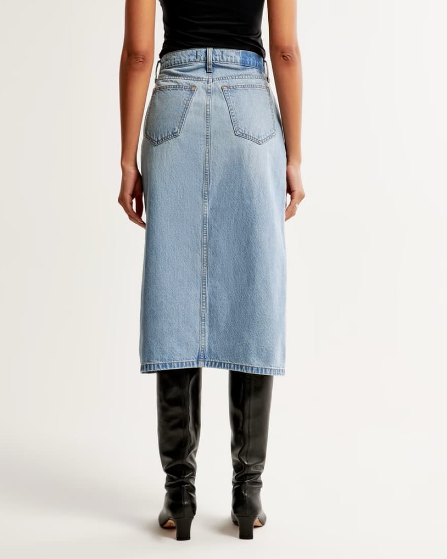 Abercrombie Denim Midi Skirt  - Image 3