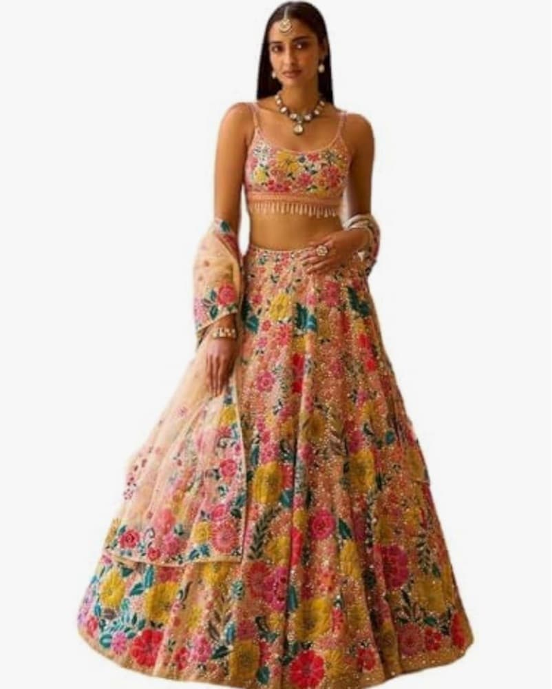 Sparkly Rainbow Lehenga  - Image 2