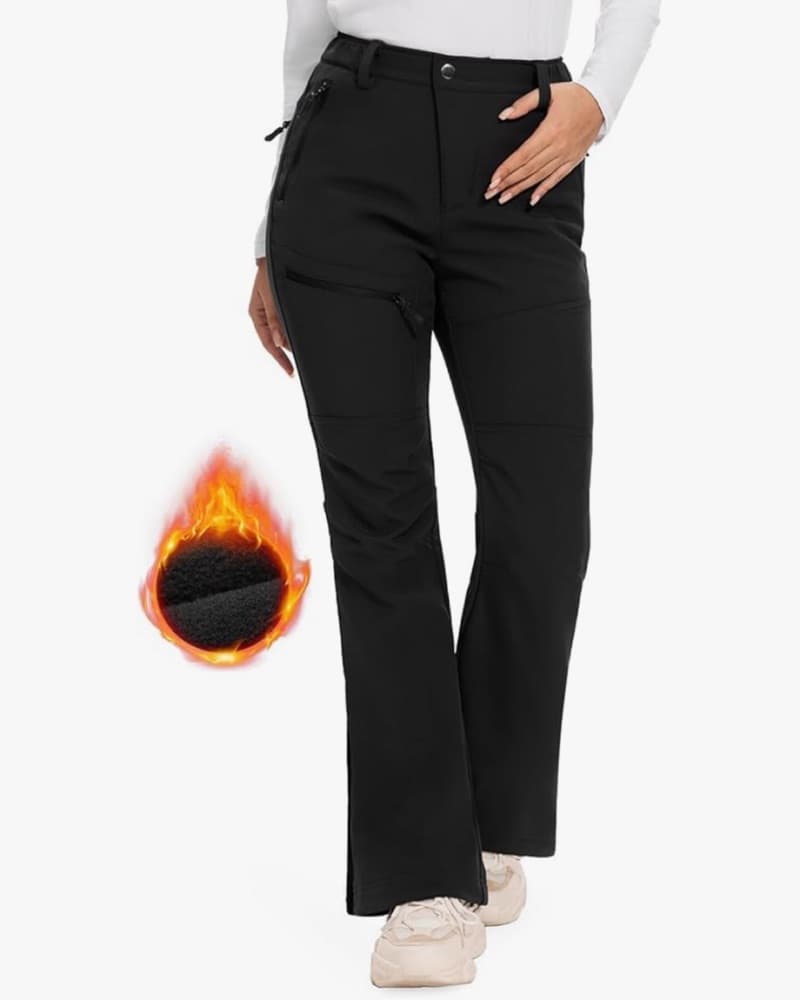 Ski Pants- Black, Slim Fitting  - Image 4