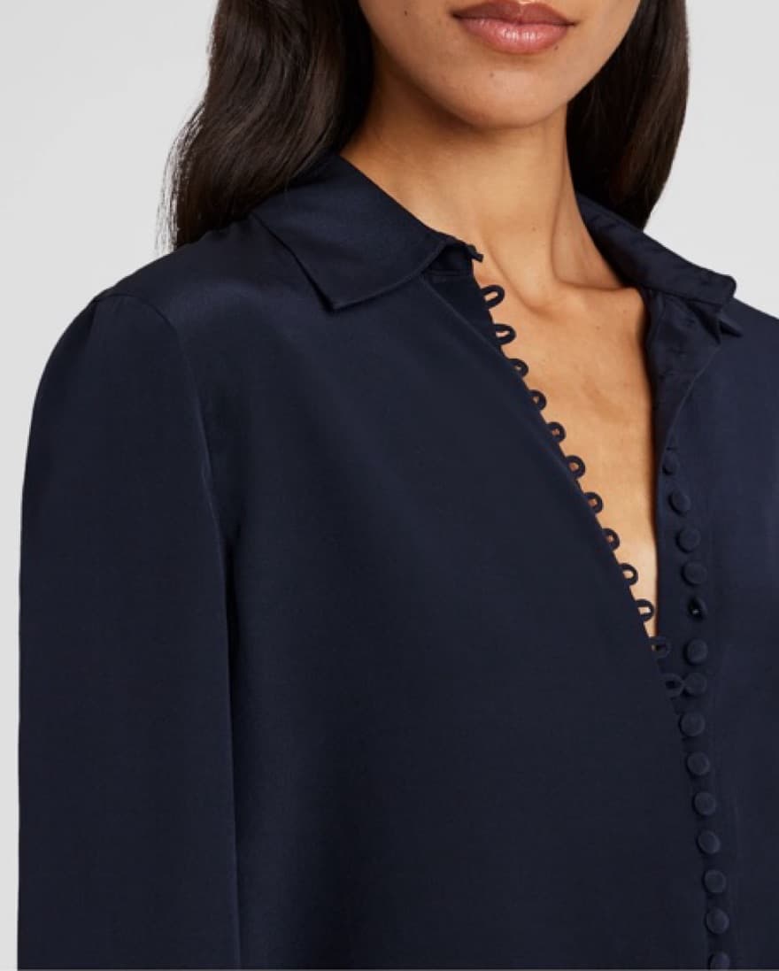 Club Monaco Helesk Silk Shirt - Image 4