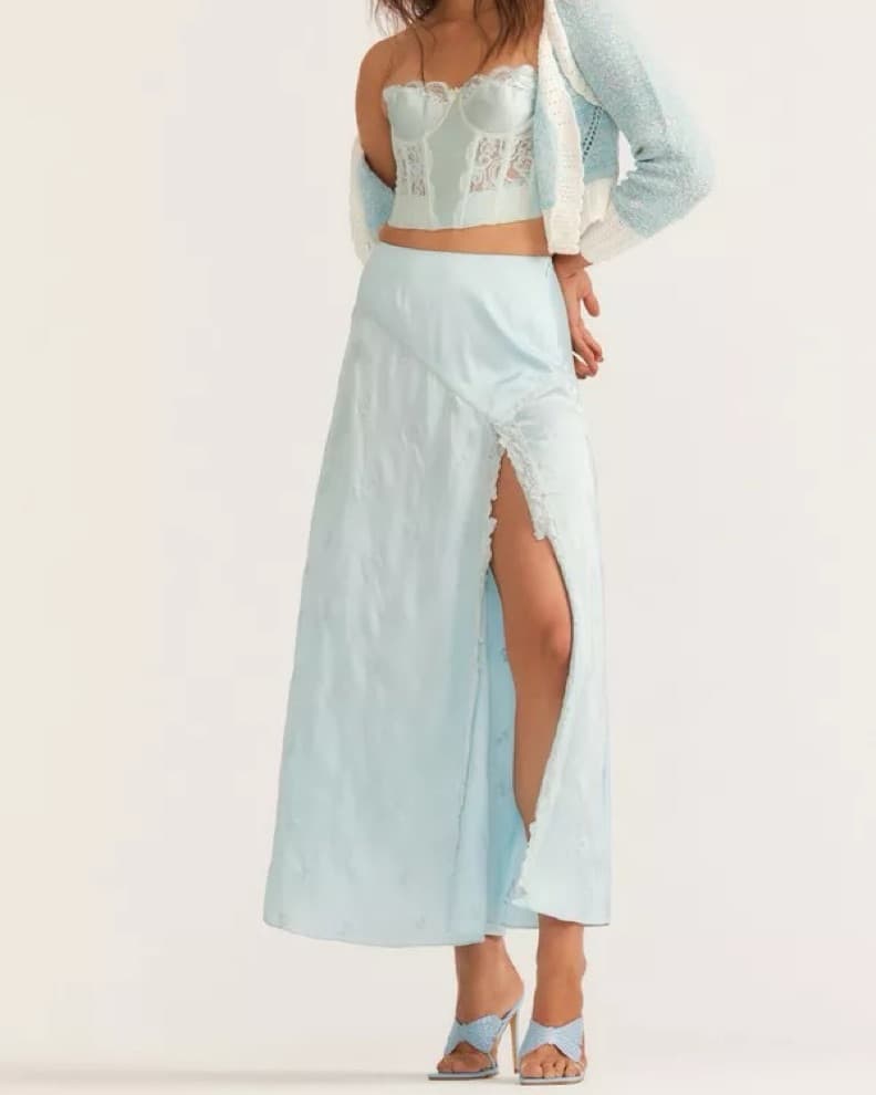 LoveShackFancy Gracia Maxi Skirt - Image 4