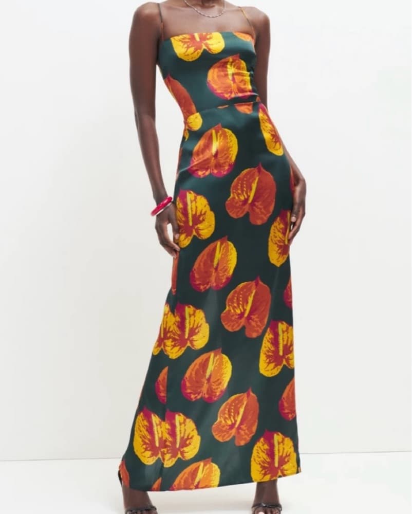 Reformation Silk Frankie Dress - Image 4