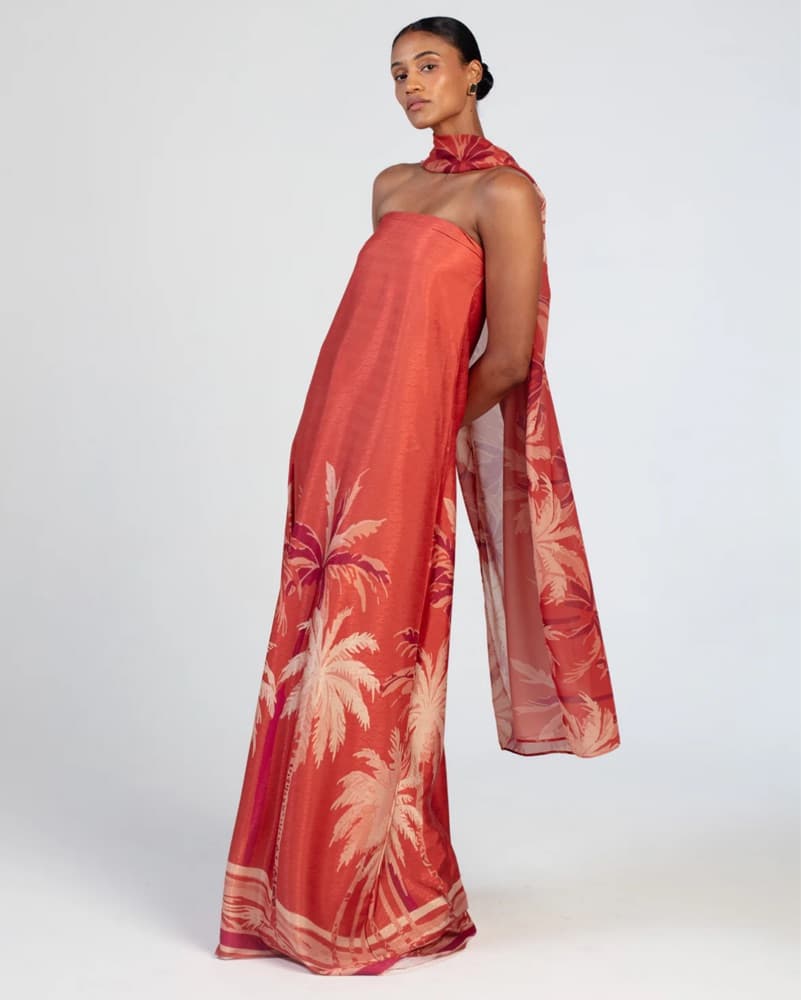 Diarrablu Terracota Strapless Tube Dress - Image 1