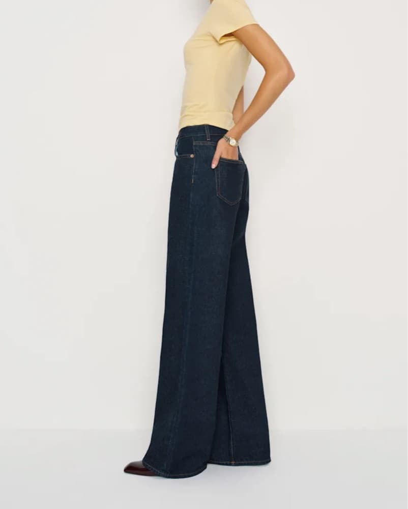 Low Rise Dark Wash Jeans Reformation - Image 3