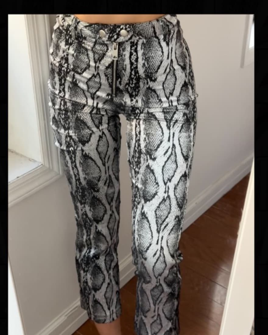 I.AM.GIA Snake Print Pants - Image 1