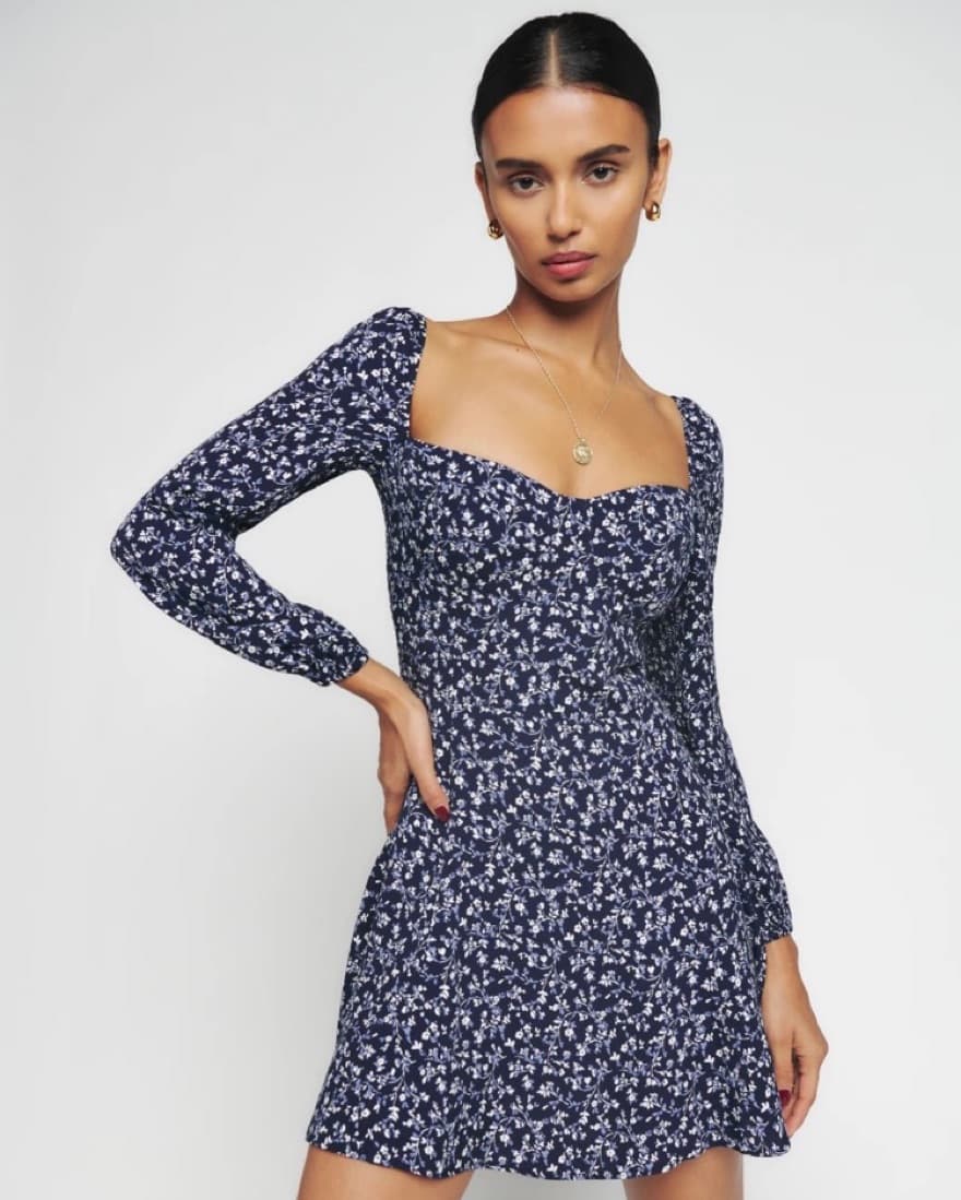 Reformation Blue Dress  - Image 1