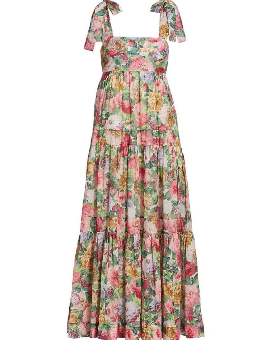 Zimmermann Mae Tie Shoulder Dress - Image 1